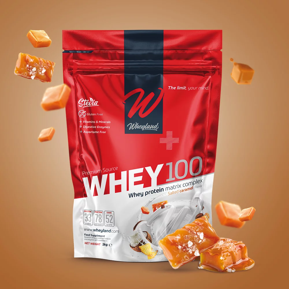 Whey100 - 1kg (Salted Caramel) - Wheyland Srbija