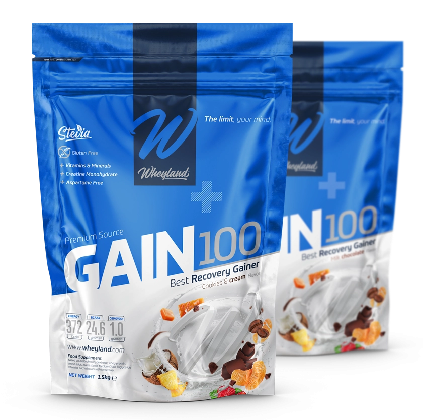 Gain 100 - 1,5 kg (Cookies & Cream) - Wheyland Sport